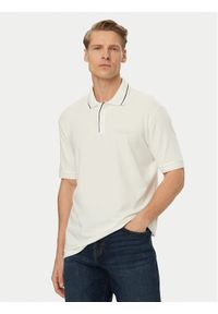 Armani Exchange Polo XM001557 AF10363 U0009 Biały Regular Fit. Typ kołnierza: polo. Kolor: biały. Materiał: bawełna #1