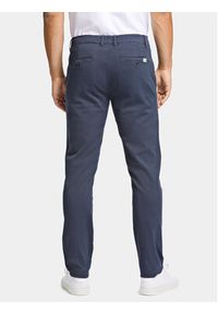 Lindbergh Chinosy 30-005044 Granatowy Slim Fit. Kolor: niebieski. Materiał: bawełna #4