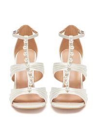 DeeZee Sandały F2158-3 Biały. Kolor: biały. Materiał: materiał #7