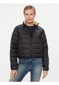 Calvin Klein Jeans Kurtka przejściowa Ul Short Puffer J20J222585 Czarny Regular Fit. Kolor: czarny. Materiał: syntetyk. Styl: street