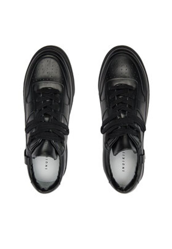 Inuikii Sneakersy Leo 50102-855 Czarny. Kolor: czarny. Materiał: skóra