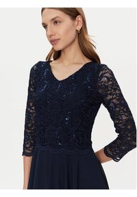 Swing Sukienka koktajlowa 5AI08900 Granatowy Regular Fit. Kolor: niebieski. Materiał: syntetyk. Styl: wizytowy #2