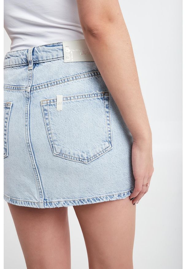 Liu Jo - Spódnica jeansowa LIU JO. Materiał: jeans