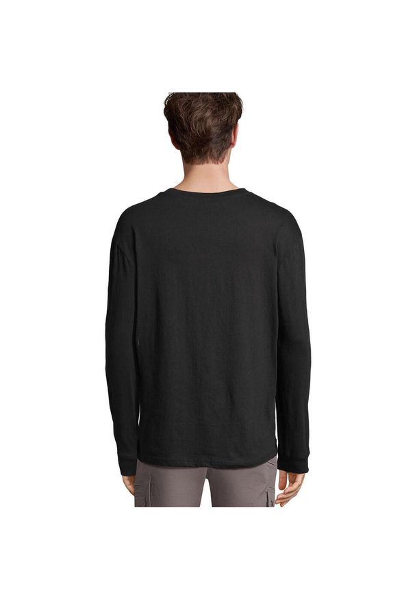 SOL'S - Koszulka Z Długim Rękawem Unisex Pioneer Dla Dorosłych. Kolor: zielony, wielokolorowy, czarny, brązowy. Długość rękawa: długi rękaw. Długość: długie