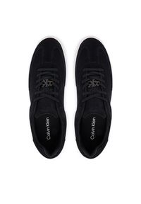 Calvin Klein Sneakersy Low Prof Cupsole Wt Su HM0HM02201 Brązowy. Kolor: brązowy. Materiał: zamsz, skóra #3