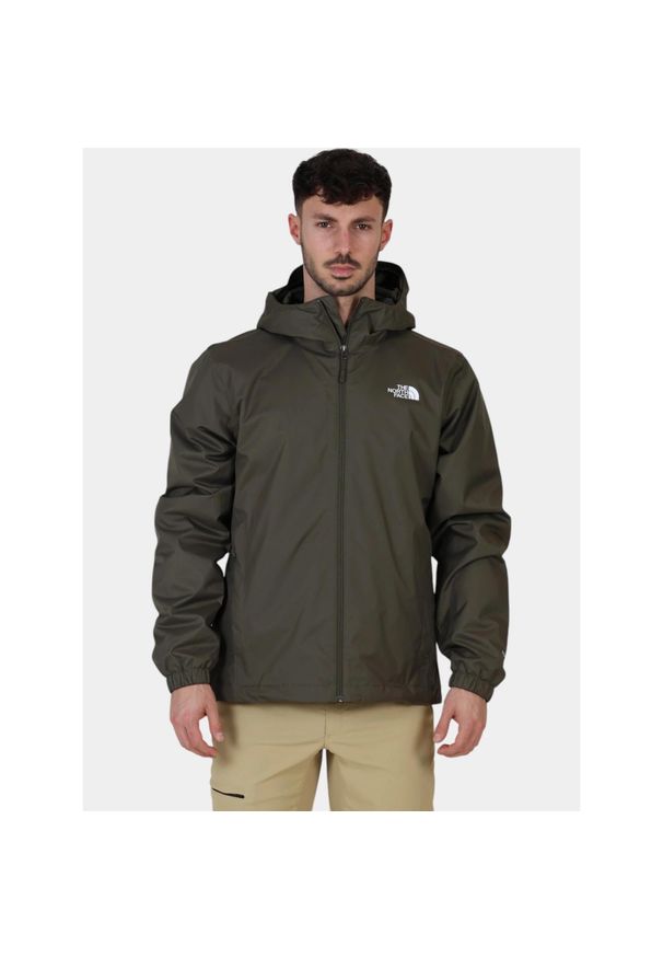 Płaszcz przeciwdeszczowy męski The North Face M Quest. Kolor: zielony