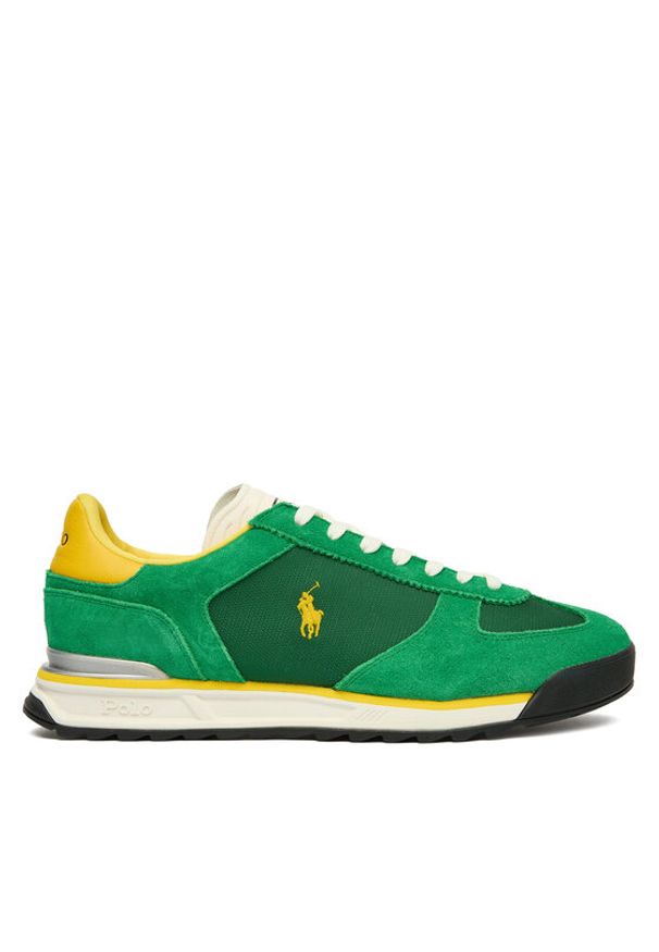 Polo Ralph Lauren Sneakersy 809P01641002 Zielony. Kolor: zielony. Materiał: skóra, zamsz