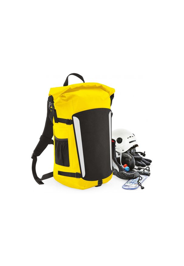 QUADRA - Wodoodporny plecak Quadra SLX® 25 L. Kolor: wielokolorowy, żółty, czarny