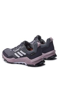 Adidas - adidas Trekkingi Terrex AX4 GORE-TEX IG6580 Szary. Kolor: szary. Materiał: mesh, materiał #6