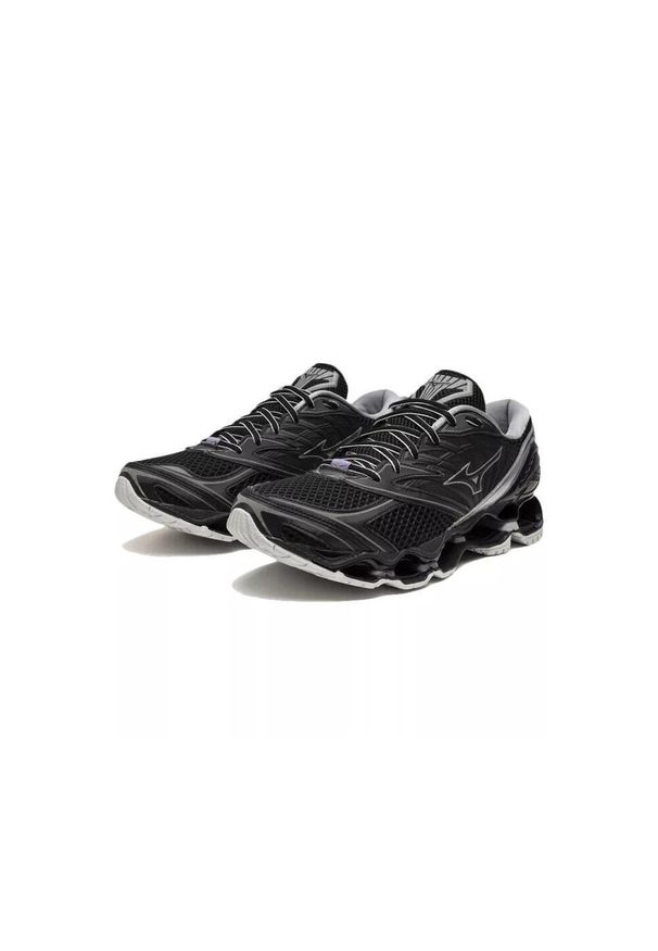 Buty męskie Mizuno Wave Prophecy LS black/silver/purple haze. Kolor: czarny, szary, wielokolorowy. Model: Mizuno Wave