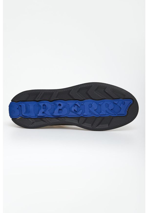 Burberry - Sneakersy męskie skórzane BURBERRY. Materiał: skóra