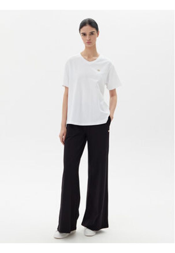 EA7 Emporio Armani T-Shirt 7W000029 AF10373 U0002 Biały Loose Fit. Kolor: biały. Materiał: bawełna