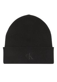Calvin Klein Czapka LV04D8020G Czarny. Kolor: czarny. Materiał: wiskoza, materiał