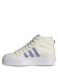 Adidas - adidas Sneakersy Nizza Platform Mid FZ6189 Biały. Kolor: biały. Materiał: materiał. Obcas: na platformie #4
