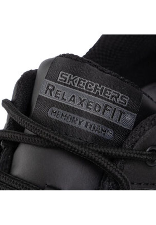 skechers - Skechers Trekkingi Redwick 51896/BBK Czarny. Kolor: czarny. Materiał: skóra. Sport: turystyka piesza