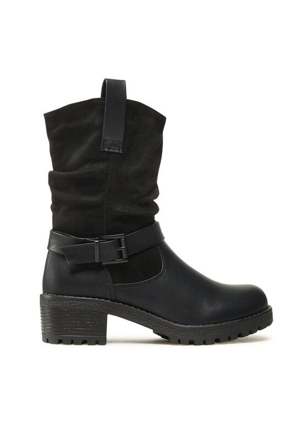 Clara Barson Botki WS1128-46 Czarny. Kolor: czarny. Materiał: materiał