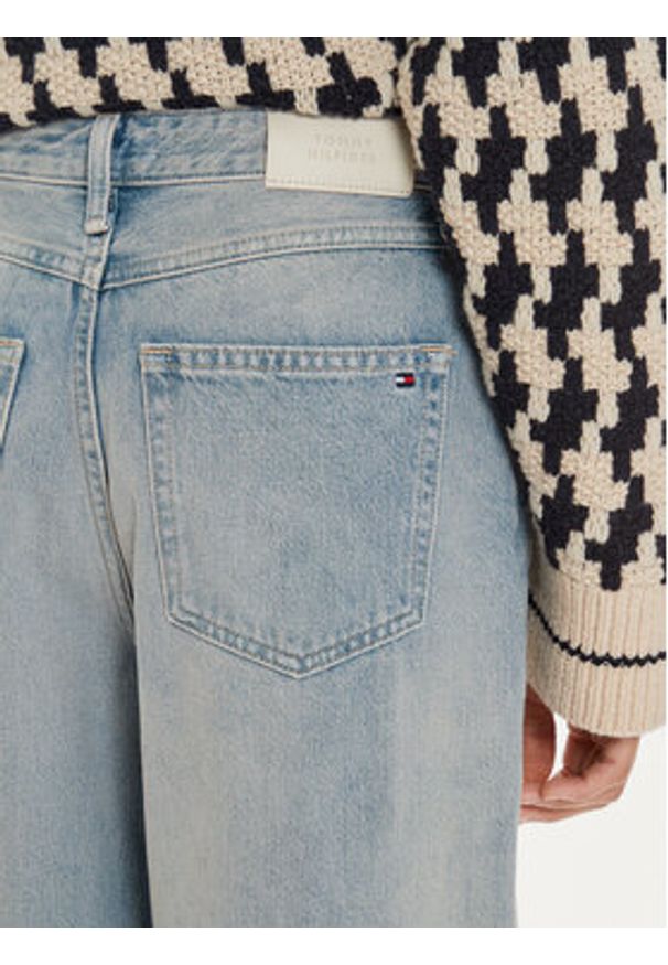 TOMMY HILFIGER - Tommy Hilfiger Jeansy WW0WW42812 Niebieski Straight Fit. Kolor: niebieski