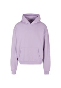 BUILD YOUR BRAND - Bawełniana Bluza Z Kapturem Dla Dorosłych Unisex Ultra Heavyweight Boxy Hoodie. Typ kołnierza: kaptur. Kolor: czerwony, wielokolorowy, różowy. Materiał: bawełna