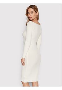 Rinascimento Sukienka dzianinowa CFM0010711003 Biały Slim Fit. Kolor: biały. Materiał: wiskoza #5
