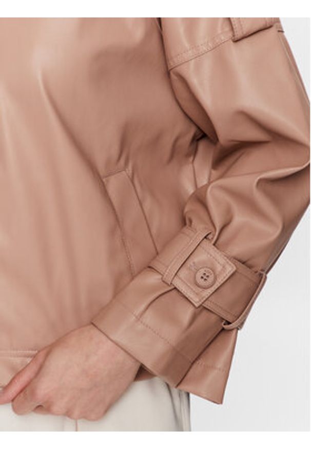 DKNY Kurtka bomber P3ACTR28 Beżowy. Kolor: beżowy. Materiał: syntetyk