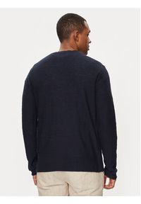 INDICODE Sweter Mattiaxa 30-458 Granatowy Regular Fit. Kolor: niebieski. Materiał: bawełna