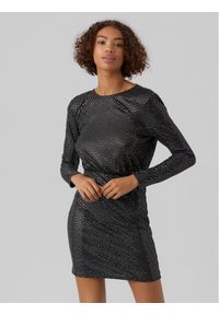Vero Moda Sukienka koktajlowa Kalla 10277421 Czarny Regular Fit. Kolor: czarny. Materiał: syntetyk. Styl: wizytowy