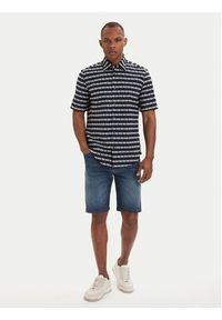 BOSS Koszula Rash 50559628 Granatowy Regular Fit. Kolor: niebieski. Materiał: bawełna #5