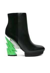 United Nude Botki Glam Square 107500116 Czarny. Kolor: czarny