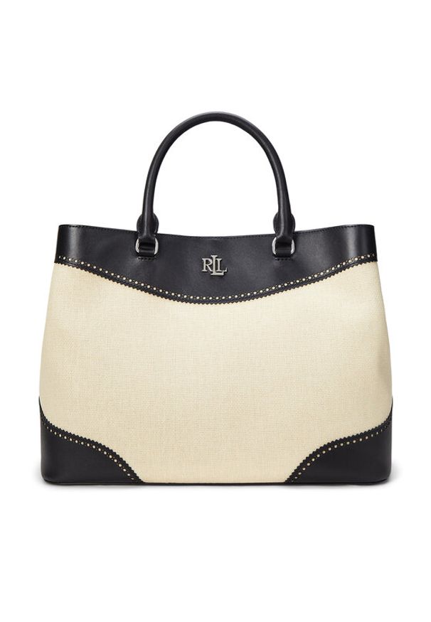 Lauren Ralph Lauren - LAUREN RALPH LAUREN Torebka Marcy 431966776002 Beżowy. Kolor: beżowy