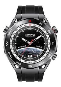 HUAWEI - Huawei Watch Ultimate Expedition czarny. Rodzaj zegarka: smartwatch. Kolor: czarny. Materiał: kauczuk, materiał. Styl: biznesowy, sportowy, klasyczny #4