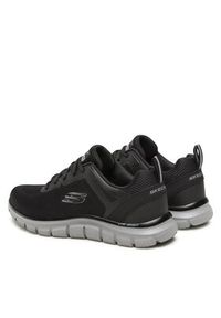 skechers - Skechers Sneakersy Track Broader 232698/BKCC Czarny. Kolor: czarny. Materiał: materiał #3