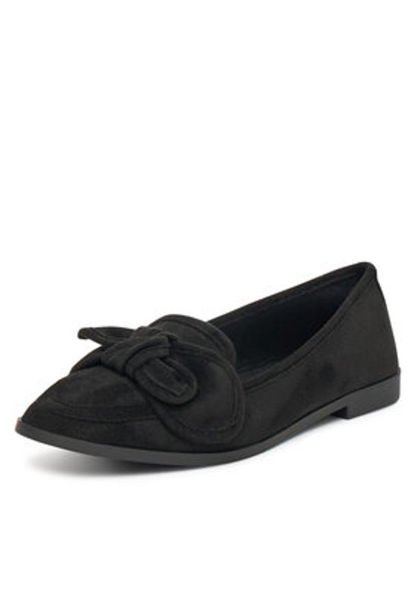 DeeZee Półbuty EBG-3883 Czarny. Kolor: czarny. Materiał: materiał