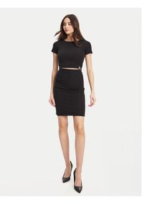 Guess Spódnica mini W5YD64 KAQL2 Czarny Regular Fit. Kolor: czarny #5