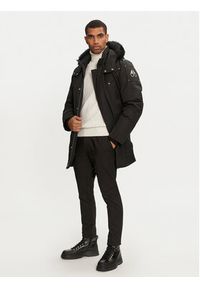 Moose Knuckles Kurtka puchowa M32MP261SX Czarny Regular Fit. Kolor: czarny. Materiał: bawełna #9