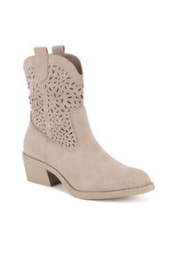 Jenny Fairy Kowbojki WFA2878-1 Beżowy. Kolor: beżowy. Materiał: materiał #4