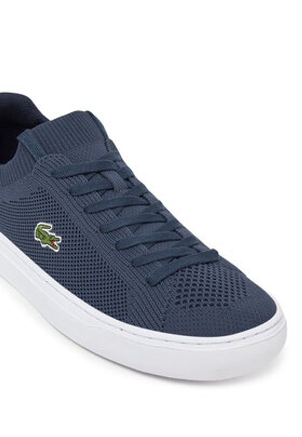 Lacoste Sneakersy La Piquée 2.0 7-49CMA0004 Granatowy. Kolor: niebieski. Materiał: materiał