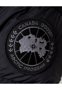 CANADA GOOSE - Czarny płaszcz puchowy Warwick. Kolor: czarny. Materiał: puch. Wzór: aplikacja, paski. Styl: elegancki #4