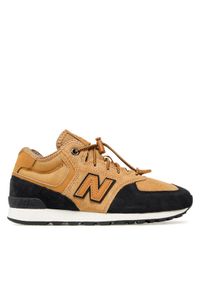 New Balance Sneakersy GV574HXB Brązowy. Kolor: brązowy. Materiał: zamsz, skóra