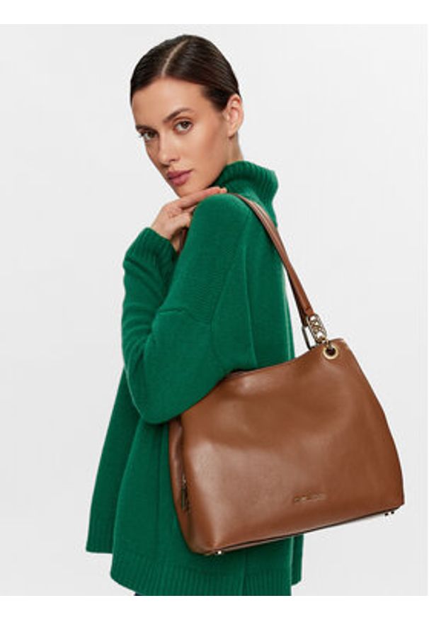 MICHAEL Michael Kors Torebka 30F3G8KT7L Brązowy. Kolor: brązowy. Materiał: skórzane