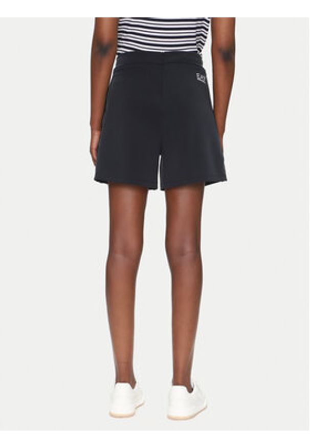 EA7 Emporio Armani Szorty materiałowe 7W000176 AF12643 UC001 Czarny Regular Fit. Kolor: czarny. Materiał: materiał, syntetyk