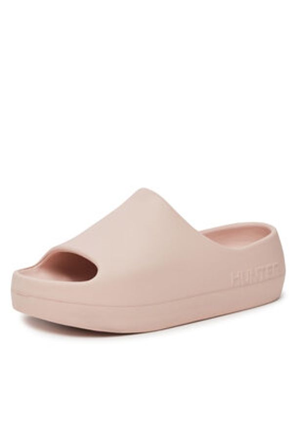 Hunter Klapki S55796-B Różowy. Kolor: różowy. Materiał: syntetyk