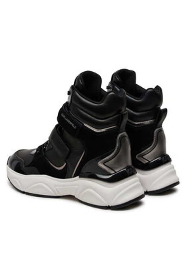Karl Lagerfeld - KARL LAGERFELD Sneakersy KL65734 Czarny. Kolor: czarny. Materiał: skóra