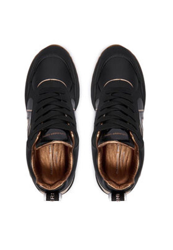 Alexander Smith Sneakersy Victoria ASBCVIW-1144-BCP Czarny. Kolor: czarny. Materiał: skóra