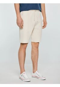 Big-Star - Szorty męskie dresowe kremowe Wladorsh 103/ Wlador 103. Kolor: kremowy. Materiał: dresówka. Wzór: nadruk, ze splotem. Sezon: lato. Styl: klasyczny, elegancki #5