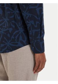 BOSS Koszula Ricoplus 50561608 Granatowy Regular Fit. Kolor: niebieski. Materiał: bawełna #3