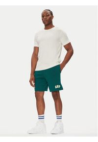 GAP - Gap Szorty sportowe 703989-02 Zielony Regular Fit. Kolor: zielony. Materiał: bawełna. Styl: sportowy #2
