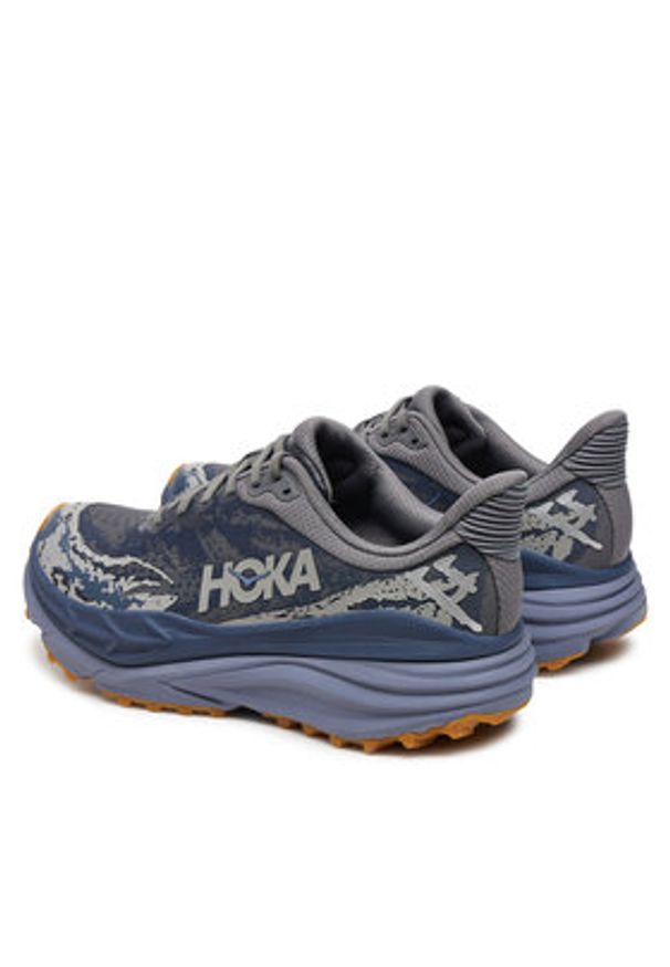 HOKA - Hoka Buty do biegania Stinson 7 1141530 Szary. Kolor: szary. Materiał: materiał