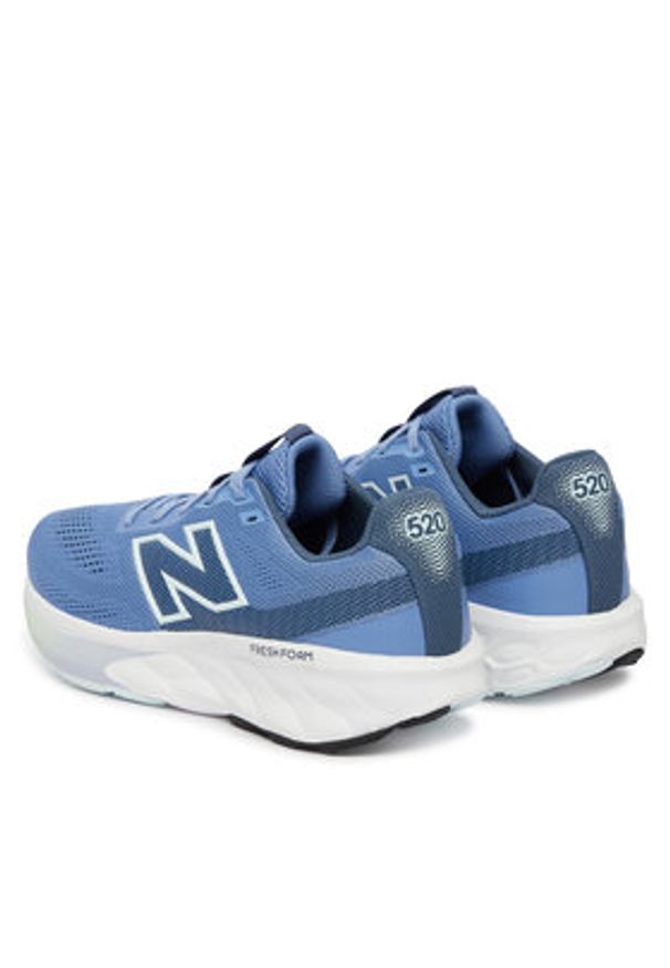 New Balance Buty do biegania Fresh Foam x 520 v9 W5204YJ Niebieski. Kolor: niebieski. Materiał: materiał