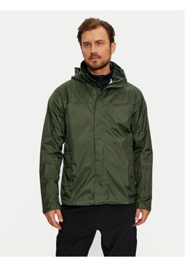 Marmot Kurtka przeciwdeszczowa PreCip Eco M15881 Zielony Regular Fit. Kolor: zielony. Materiał: syntetyk