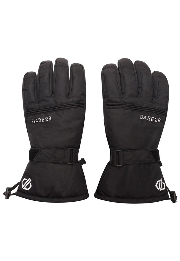 DARE 2B - Worthy II Męskie rękawice narciarskie. Kolor: czarny. Materiał: poliester. Sezon: zima. Sport: narciarstwo
